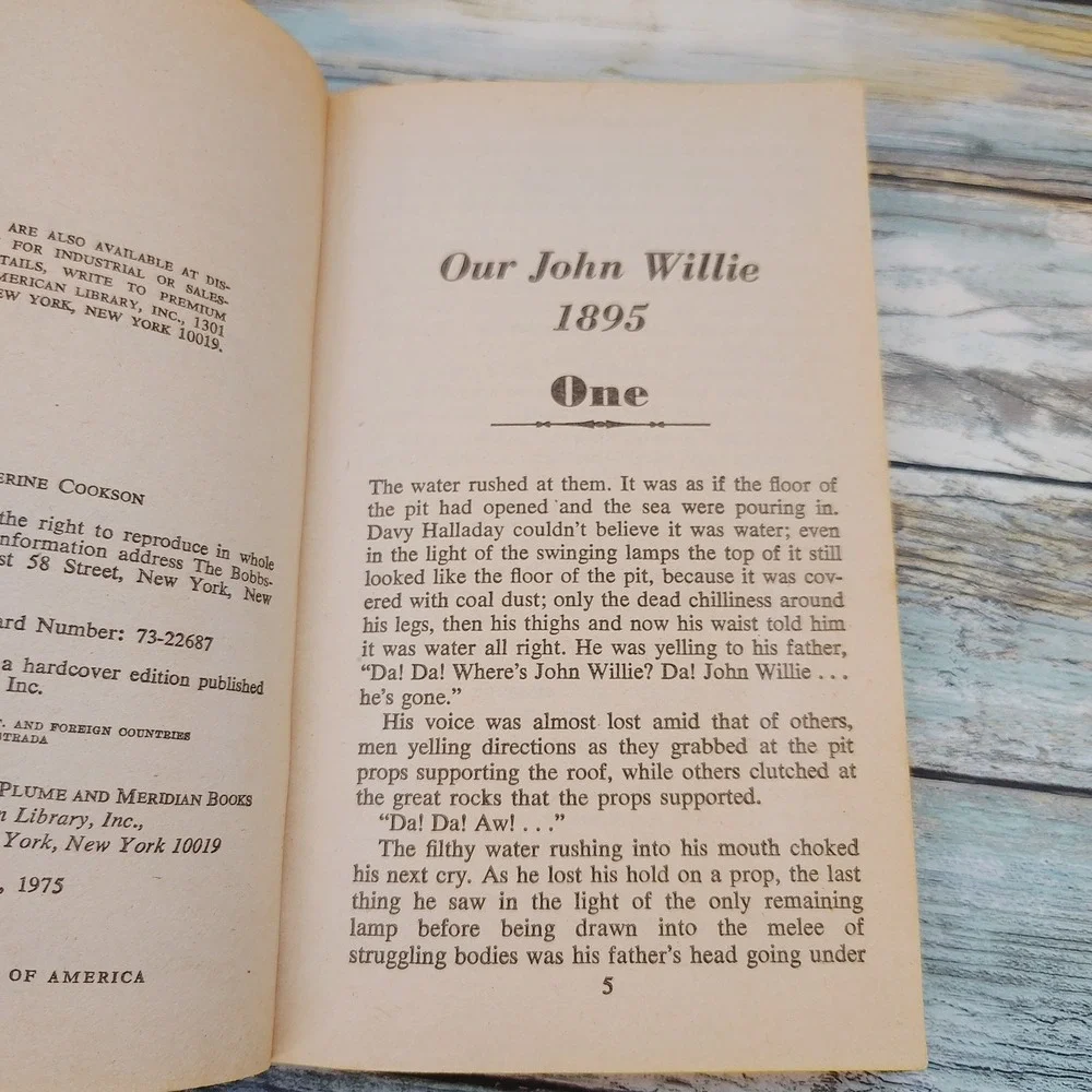 Our John Willie Catherine Cookson 1975 Vintage Paperback‎ - Bookworm FLAW